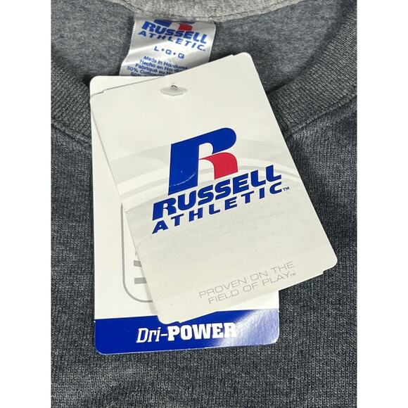 New Vintage Russell Athletic crewneck sweatshirt Men Sz L Large NWT Y2K DS - Picture 4 of 12
